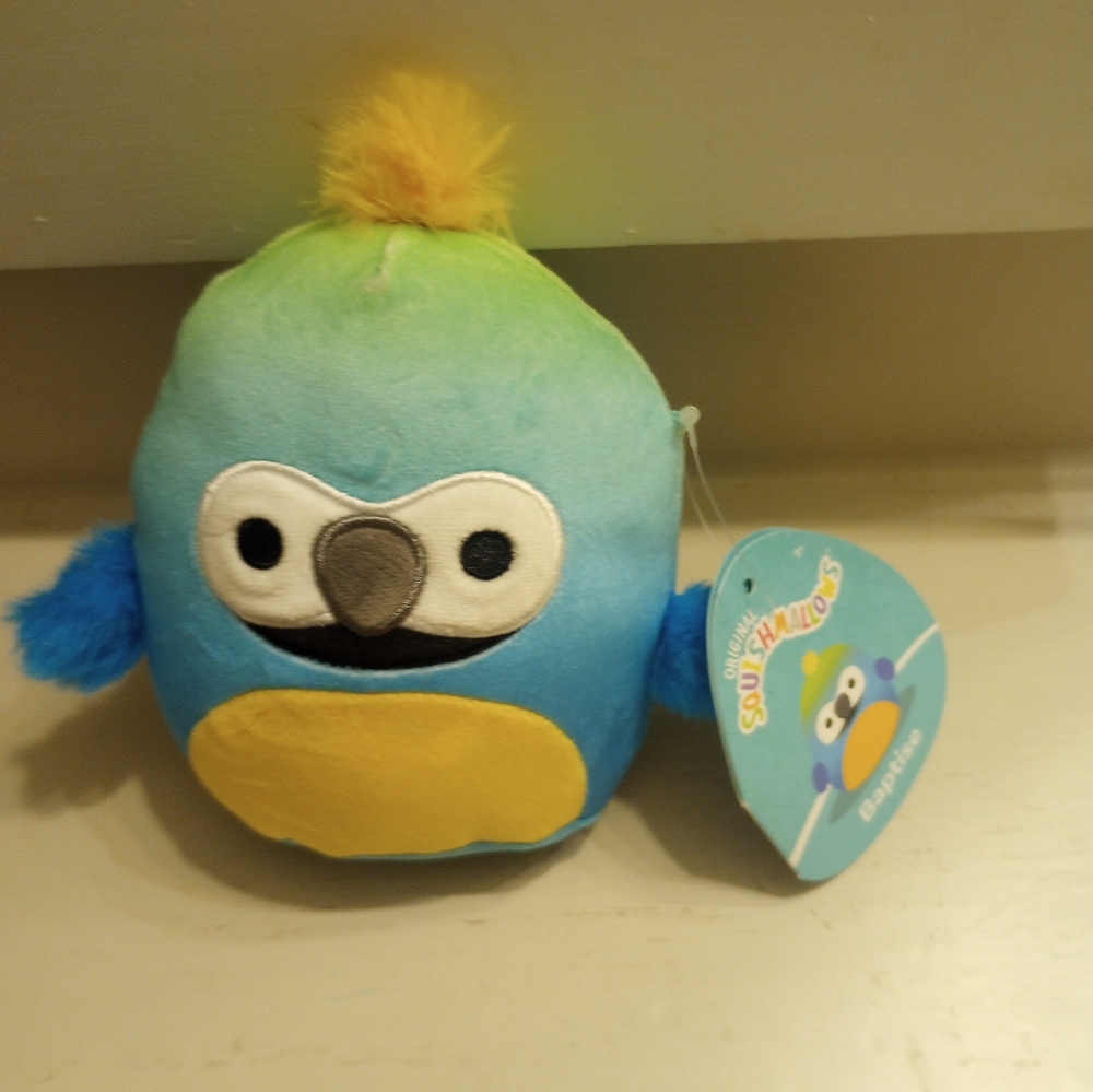 Squishmallows Baptiste The Macaw Mini Plush NWT